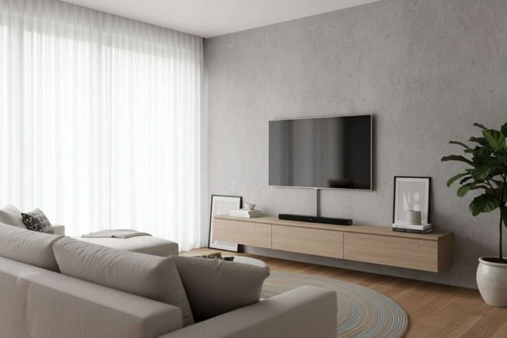 Comment cacher les fils d’une TV murale avec élégance