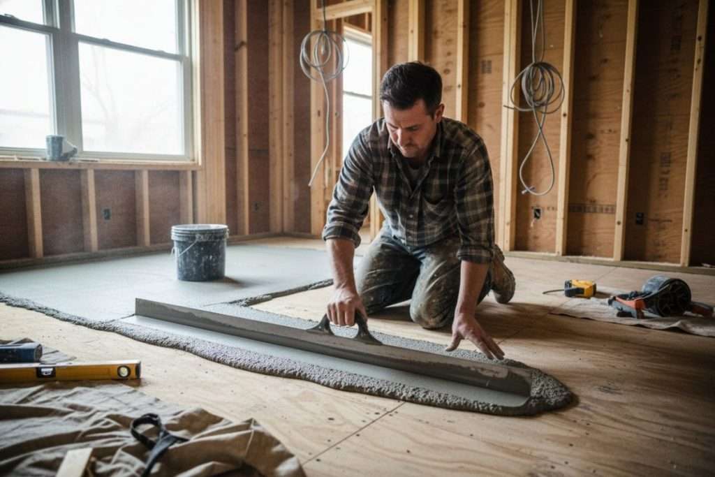 Sous-couche parquet : rattrapage de niveau, quel choix ?
