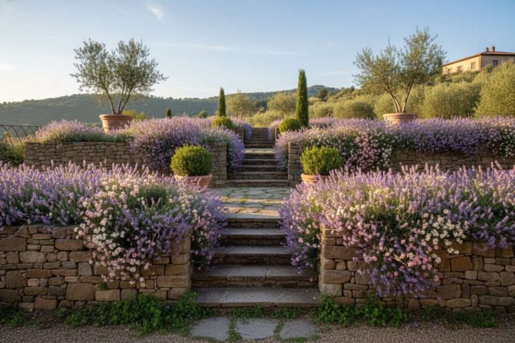 Jardin en restanque : aménagement, plantes et entretien