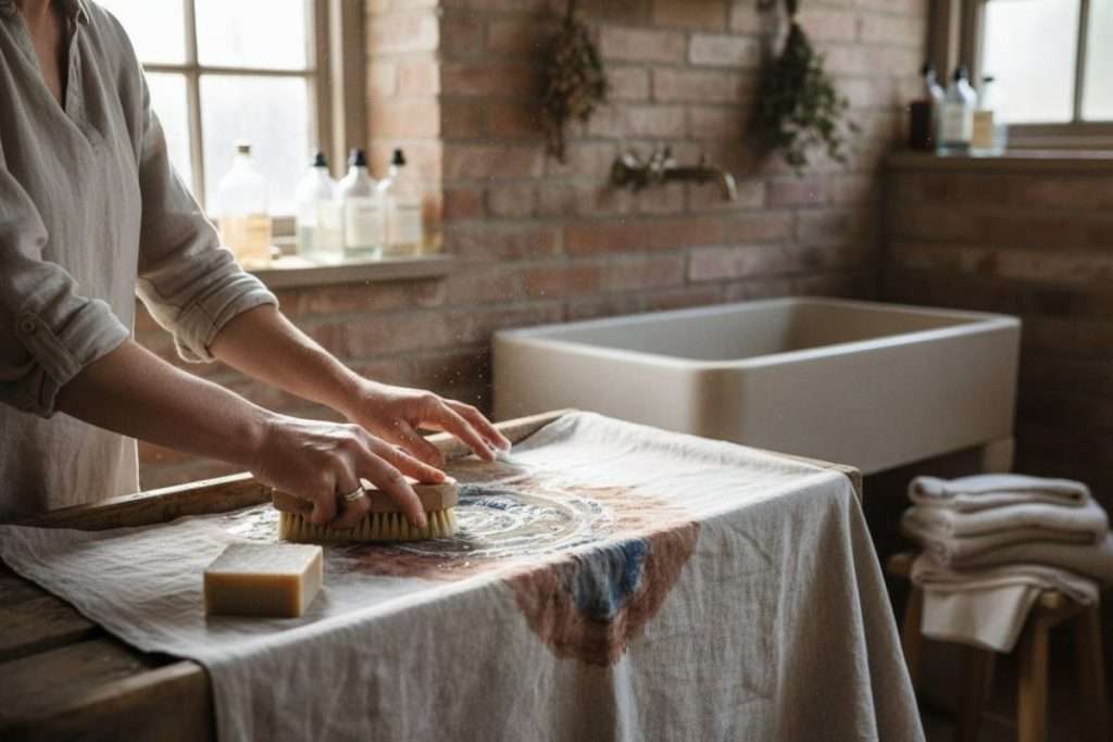 Comment enlever des taches de moisissure sur un tissu ?