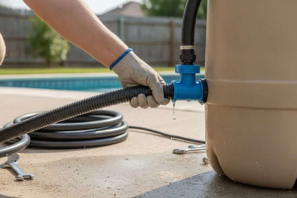 Schéma de branchement pour pompe à sable Intex