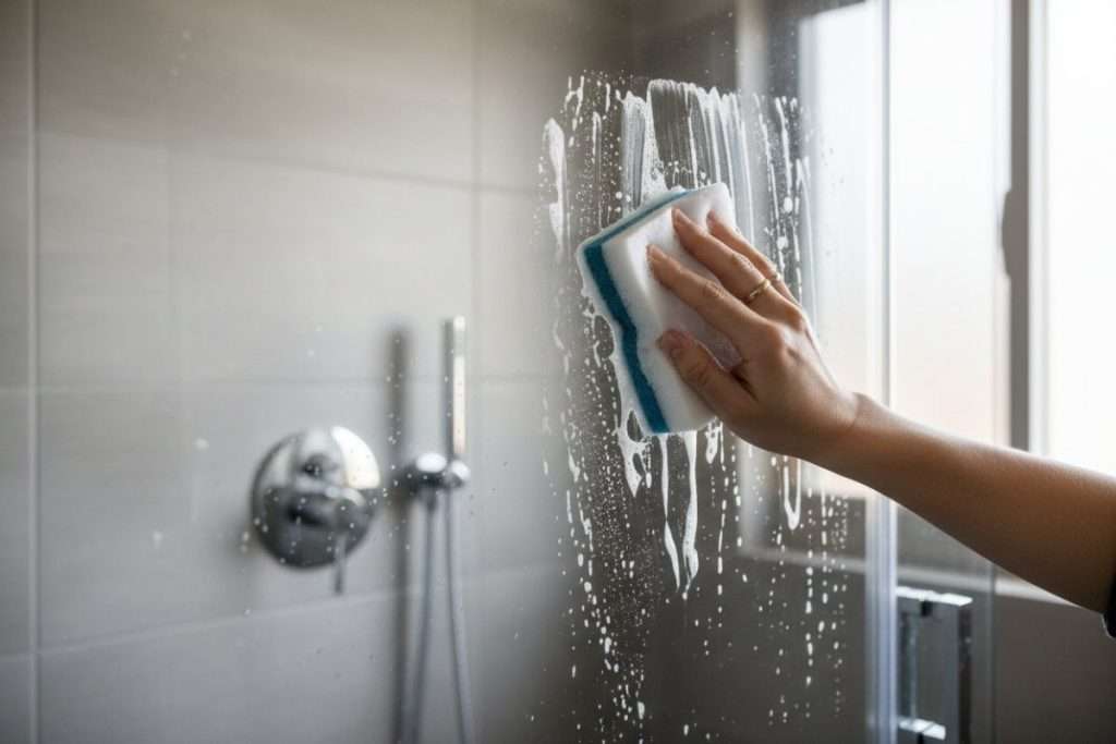 Comment nettoyer une paroi de douche en plexiglas ?