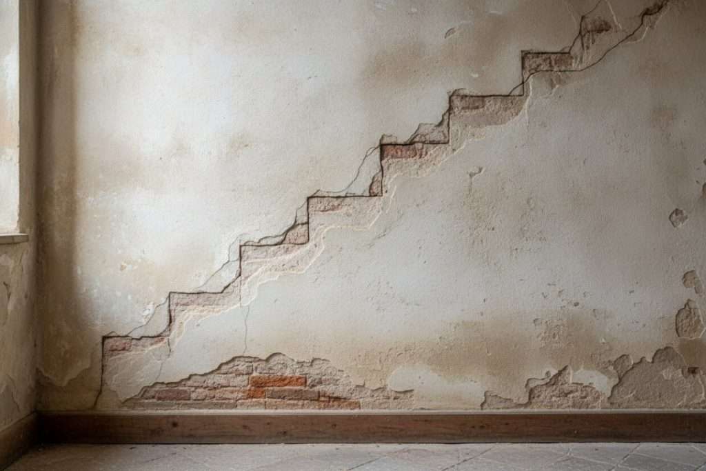Fissure en escalier non structurelle : comprendre et agir